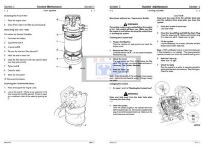 JCB Mini Excavator 802 802.4 802 Super Service Repair Manual - Image 3