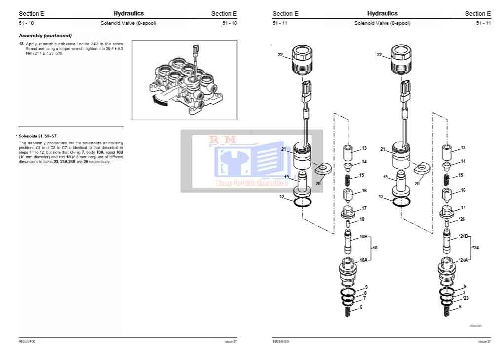 JCB JS200, JS210, JS220, JS240, JS260 Excavator Service Repair Manual 6 JCB JS200, JS210, JS220, JS240, JS260 Excavator Service Repair Manual - Image 6